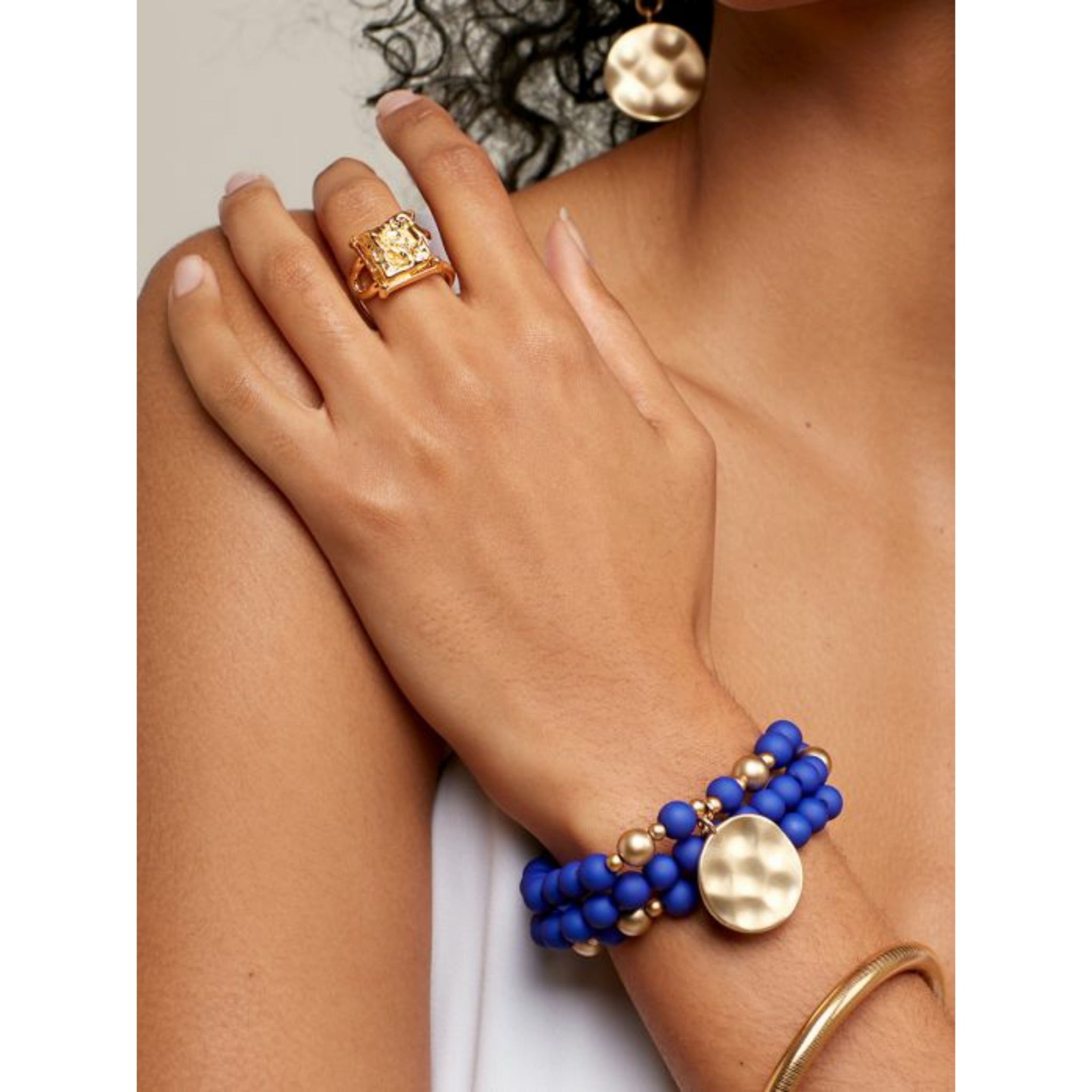 Gold Coin Luxe Wrap Bracelet