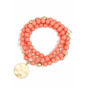 Gold Coin Luxe Wrap Bracelet