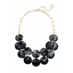 Marbled Circles Necklace
